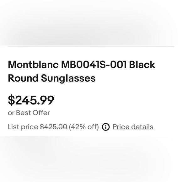 New Men’s MonteBlanc Sunglasses - Picture 14 of 14